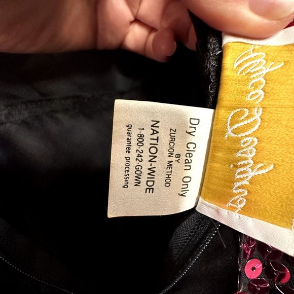 Vintage Alyce designs sequin 80s prom evening dress size 12 - Picture 8 of 9